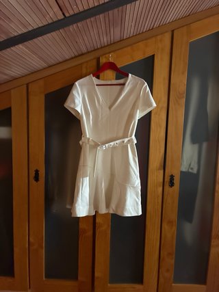 Vestido Morgan blanco talla 42
