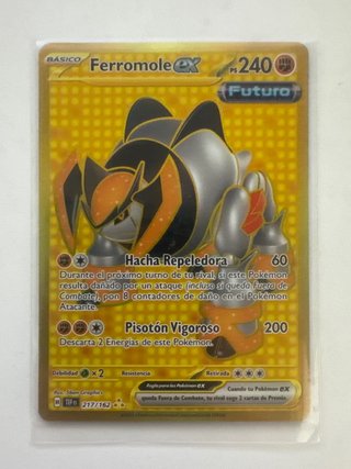 Carta Pokémon Ferromole ex (217/162)