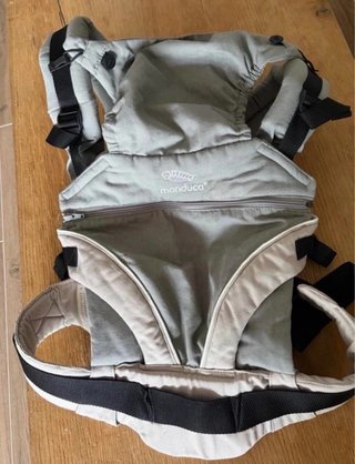 Mochila Portabebés Manduca XT Grey-White