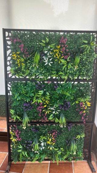Biombo Metálico Decorativo Jardín Vertical