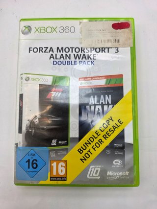 Consola Xbox 360 Forza Motorsport 3 Alan Wake Double Pack