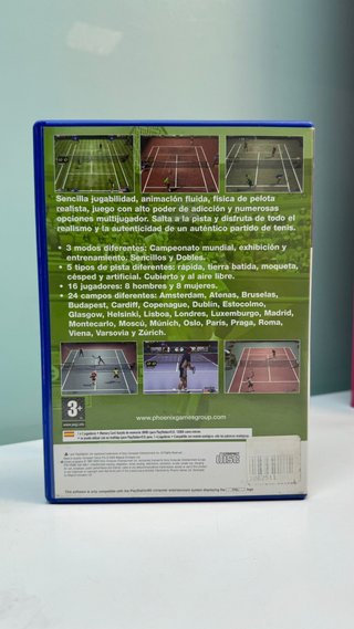 Videojuego PS2 European Tennis Pro