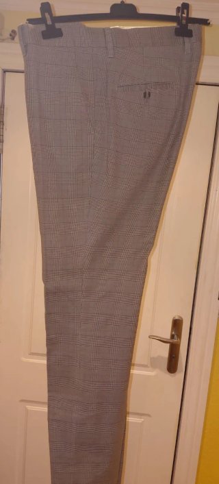 Pantalón de vestir cuadros escoceses Talla 54