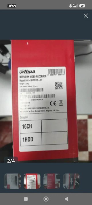 Grabador Dahua 16CH 1HDD