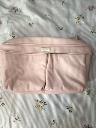 Bolso para carrito de bebé rosa ROSY FUENTES