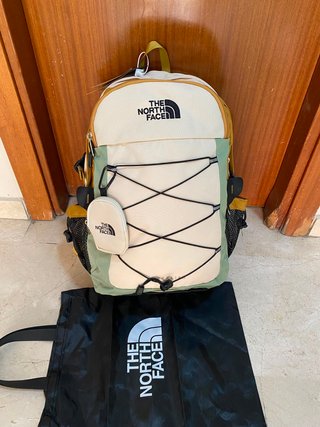 Mochila The North Face Beige y Verde
