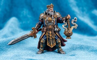 Rey Melchor. Miniatura para navidad rol rpg d&d