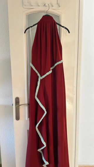Vestido largo Lady Pipa rojo