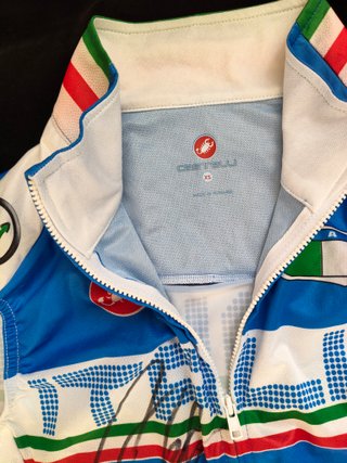 Maglia Ciclismo Italia Autografata V. NIBALI