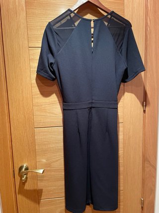 Vestido azul marino Morgan