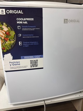 Mini Nevera Origial Cool&Freeze 46L Blanca