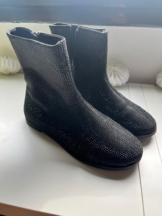 Botines planos Zara Negros Talla 35