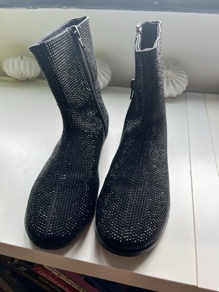 Botines planos Zara Negros Talla 35