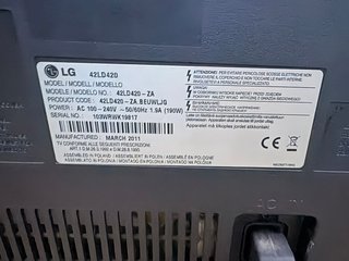 TV LG 42LD420 42 pulgadas