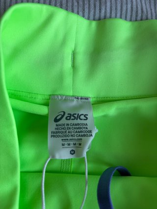 Falda de pádel Asics mujer verde