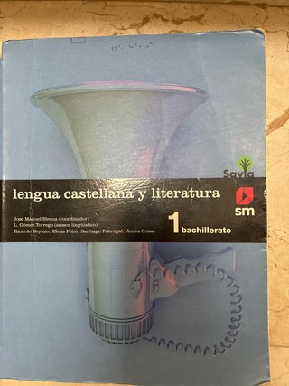 Lengua castellana y literatura, 1 Bachillerato