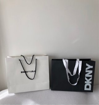 Bolsas de regalo Bimba y Lola y DKNY