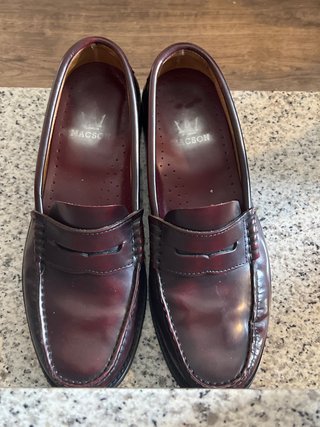 Zapatos de vestir Macson color burdeos