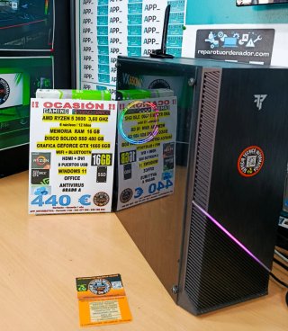 PC Gaming Ryzen 5 16GB RAM 480GB SSD GTX 1660