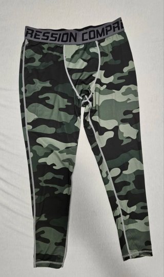 Mallas de Compresión Estampado Camuflaje