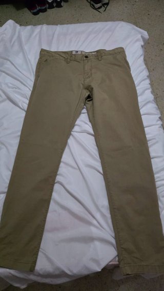 Pantalón Chino Quiksilver Tapered XL Beige