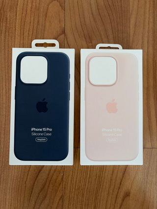 x2 Fundas Silicona Apple iPhone 15 Pro