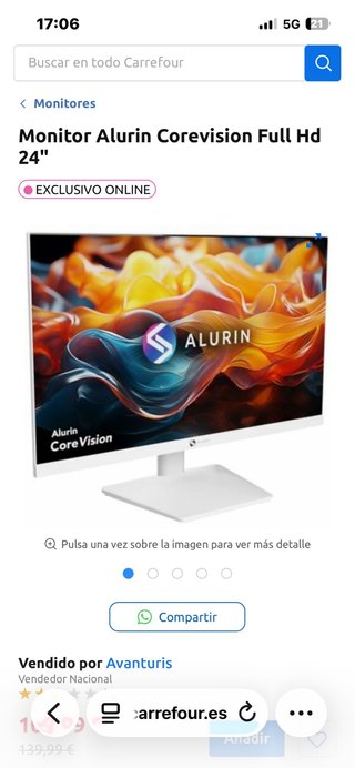 Monitor Alurin Corevision Full HD 24