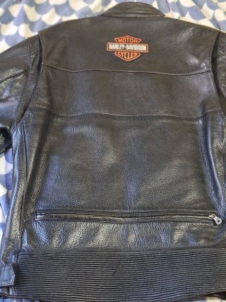 Chaqueta Piel Harley Davidson Negra