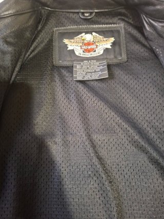 Chaqueta Piel Harley Davidson Negra