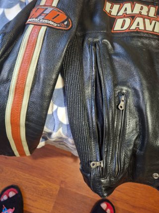 Chaqueta Piel Harley Davidson Negra