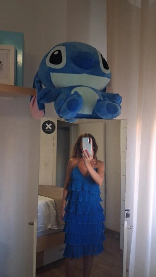 Vestido de fiesta azul