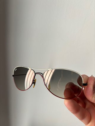Gafas de sol Ray-Ban Aviator Rojas y blancas