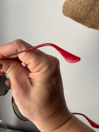 Gafas de sol Ray-Ban Aviator Rojas y blancas