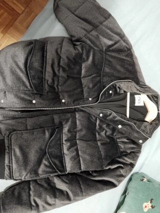 Abrigo Zara Gris