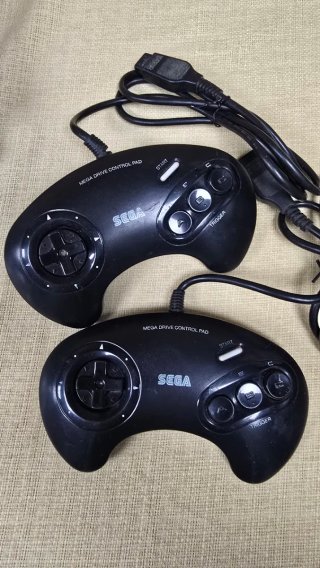 2 Mandos Sega Mega Drive