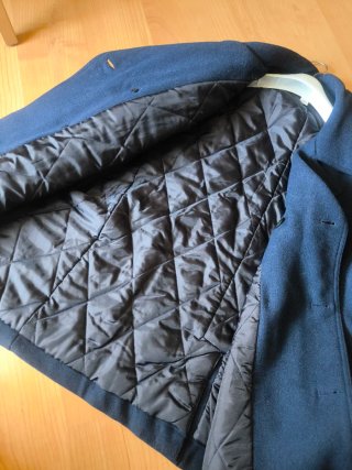 Abrigo azul marino hombre
