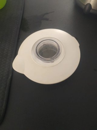 Tapa plástico con tapón para batidora