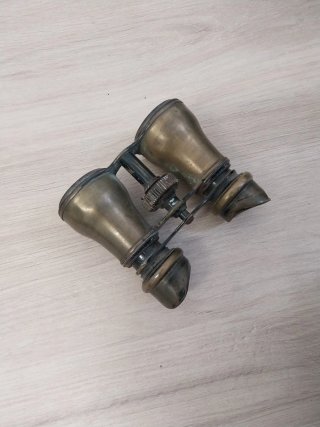 Prismáticos Antiguos de Latón