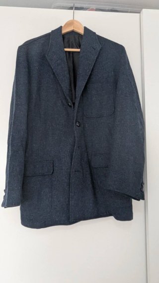 Chaqueta americana lana gris