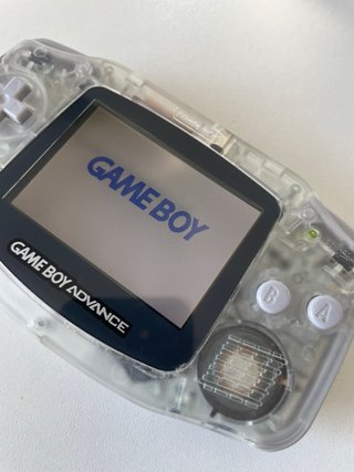 Game Boy Advance Crystal pantalla IPS + Caja Repro