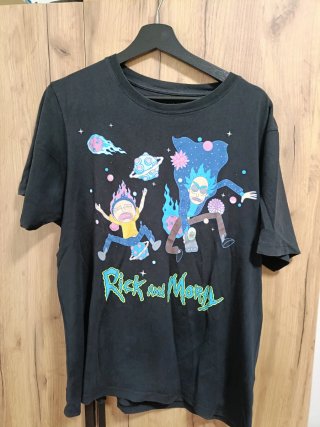 Camiseta Rick and Morty Negra