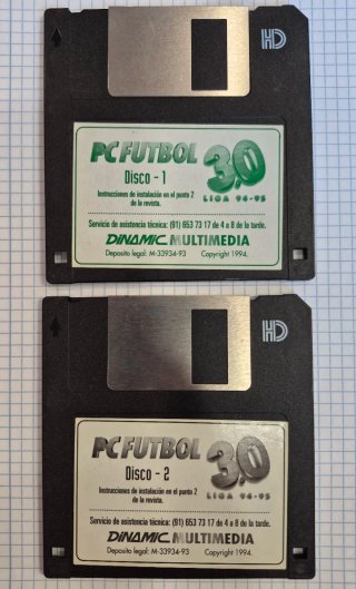 PC Futbol 3.0 originale (Disquetes)