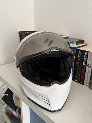 Casco Scorpion Covert FX Talla XL Blanco