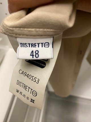 Camicia DISTRETTO 12 Beige Sabbia M