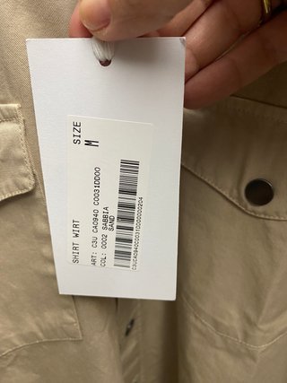 Camicia DISTRETTO 12 Beige Sabbia M