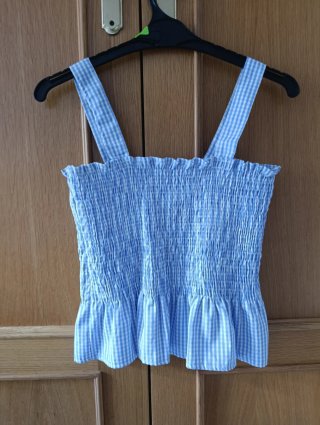 Blusa de cuadros Vichy