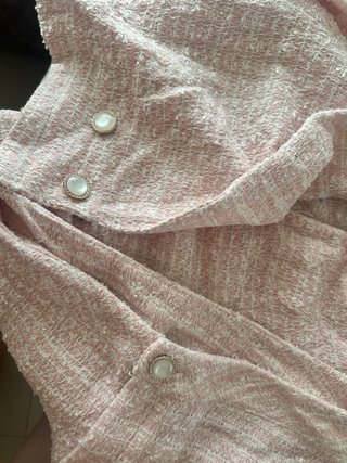 Traje Modely rosa chaqueta y pantalón L