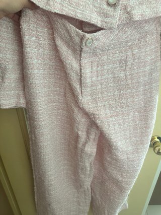 Traje Modely rosa chaqueta y pantalón L