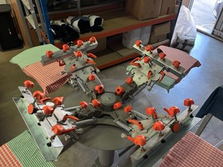 Máquina Impresión Textil 4 Plataformas
