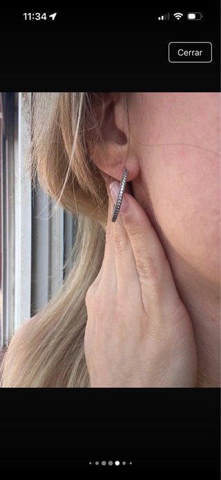 Conjunto Pandora Pendientes y Caja Rosa